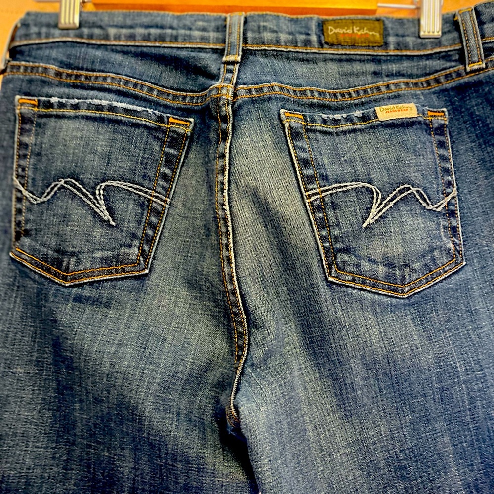 David Kahn Blue Boot Cut Jeans with Vintage Appeal